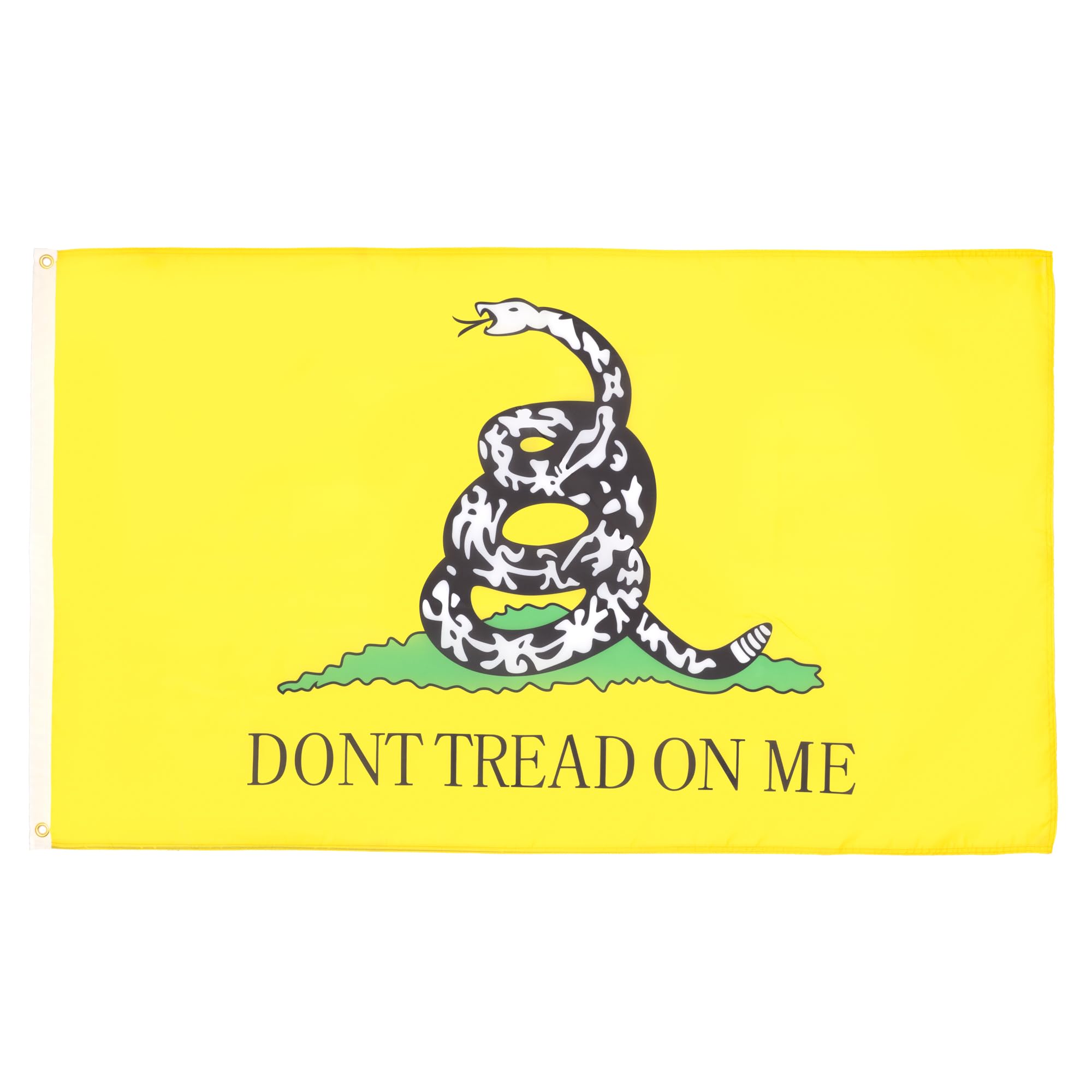 AZ FLAG - Gadsden Dont Tread On Me Flag - 3x5 Ft - 100D Polyester Don'T Tread On Me Banner with Two Metal Grommets - Fade Resistant - Vivid Colors - 3' x 5' Feet - 150x90 Cm