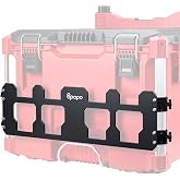 Mounting Plate Compatible with Milwaukee PACKOUT Tool Boxes, Front Rail Organizer Bracket for Rolling Tool Box, Aluminum Storage Mount for Organizers, Crates, Radio &amp; Toolbox Accessories