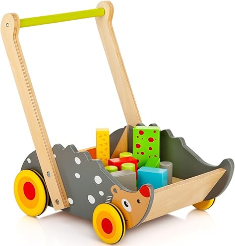 wooden baby walker amazon