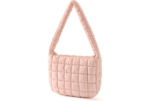 PAXMATE Quilted Tote Bag Quilted Bag Puffer Bag Puffy Tote Bag for Women Lightweight Shoulder Bag Puffer Purse Crossbody