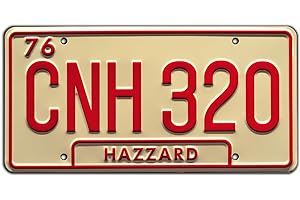 Dukes of Hazzard | Georgia CNH 320 | Metal Stamped License Plate