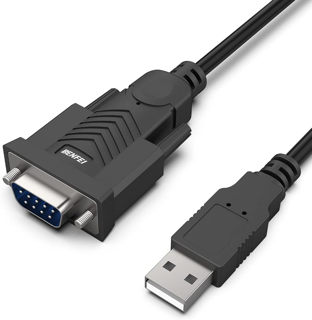 BENFEI USB to RS-232 Adapter 9-pin DB9 Prolific PL-2303G Windows Mac 1.8M