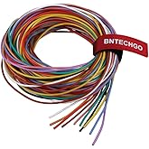 BNTECHGO 20 Gauge Silicone Wire Kit 10 Color Each 10 ft Flexible 20 AWG Stranded Tinned Copper Wire