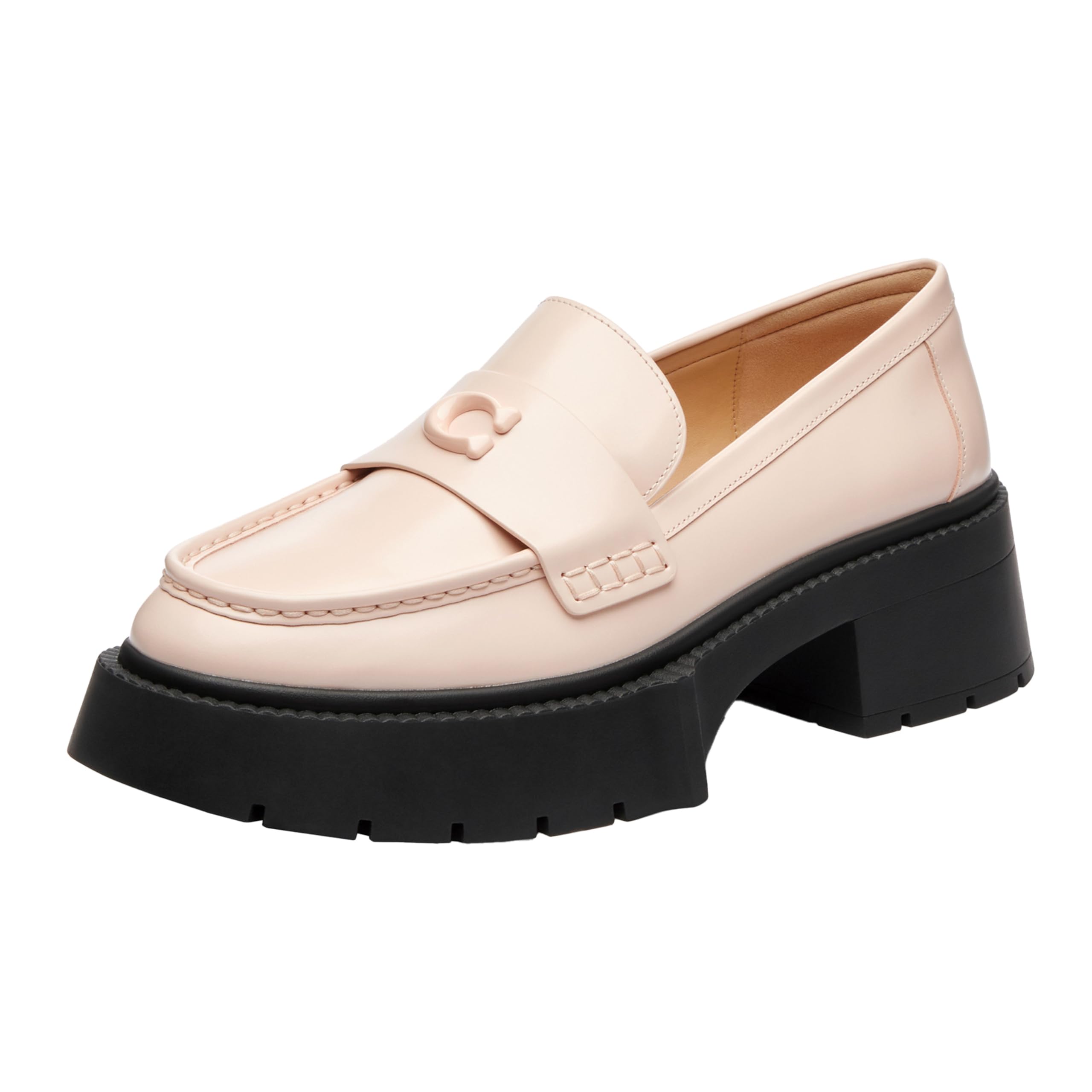 Coach Women’s Leah Platform Loafer, Blush, 8.5