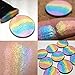 Eachbid Long Lasting Women Professional Makeup Rainbow Highlighter Blusher Eyeshadow Cosmetic Regular