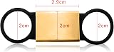EDSG Silent Slide On Dog Tag UK Engraved Personalised Gold Plate view 4