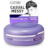 GATSBY Moving Rubber Wild Shake Hair Wax, English Version, 80g/2.8oz