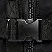 ibagbar Canvas Backpack Travel Bag Hiking Bag Camping Bag Rucksack Black Large