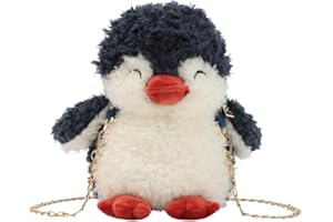 GOKTOW Lobster Whale Shark Elephant Coin Purse, Novelty Purse,Unique Purses for Women,Fun 3D Stuffed Animal Handbag Crossbody Shoulder Bag Women's Satchel