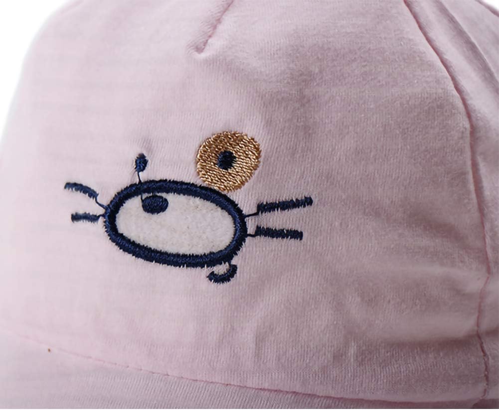Bleu Ladygg Casquette Bebe Garcon Fille Anti Uv Solaire Bonnet De Naissance Protection Chapeau De Baseball Oreilles Mignonne Chapeaux De Enfant En Coton Souple Doux Respirant Printemps Ete 0 3 Mois Accessoires Bonnets Casquettes