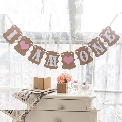 Home Furniture Diy Baby First Birthday Banner Party Decoration