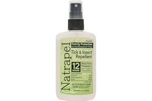 Natrapel Picaridin Insect Repellent 3.4 oz Pump Spray – 12 Hour Bug Repellent Repels Mosquitoes, Ticks and More