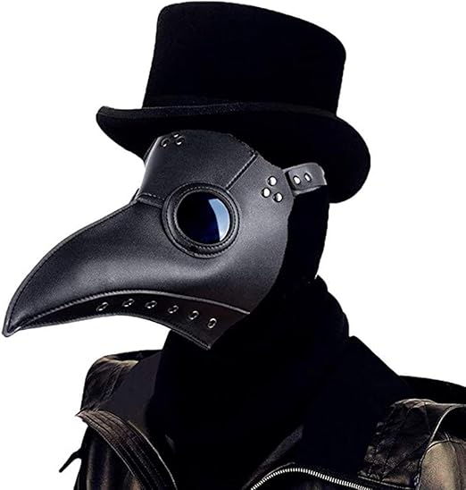 Plague Doctor Mask,Bird Beak Mask Long Nose Cosplay Steampunk Gas