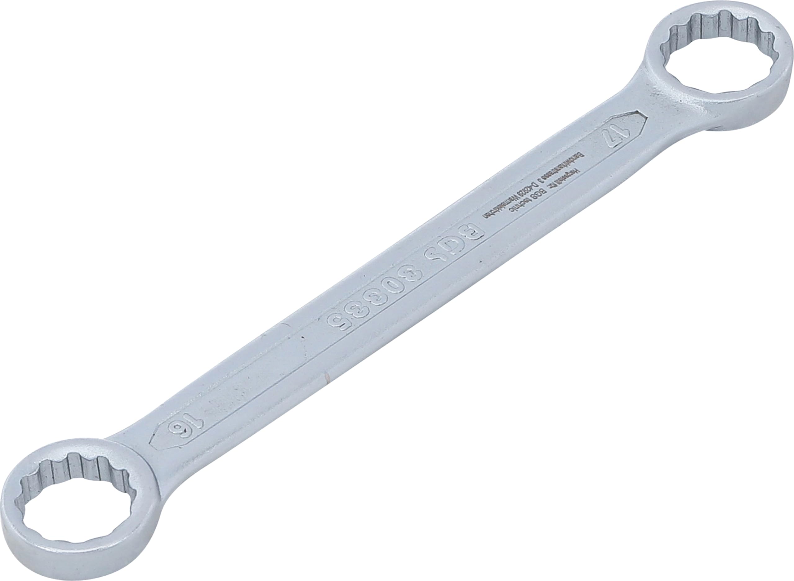 BGS 30335 | Double Ring Spanner | extra flat | 16 x 17 mm