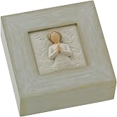 Willow Tree a tree, a prayer Memory Box, Hand-Painted Bas-Relief Wood Box | Designed by Artist Susan Lordi, Includes Enclosure Card, Sentimental Gift for Loved Ones, Meaningful Message Inside