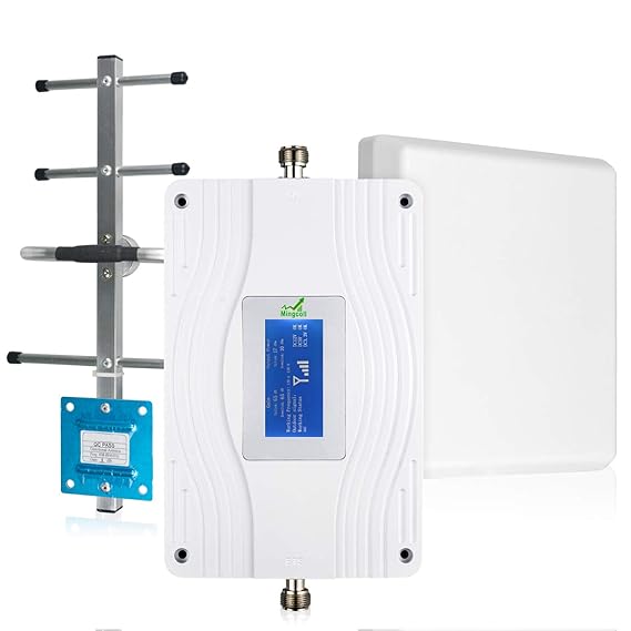 Mingcoll Verizon Att Cell Phone Signal Booster 65db Dual Band 700mhz Band 1312 17 Cell Signal Booster 4g Lte Mobile Phone Amplifier Cellular