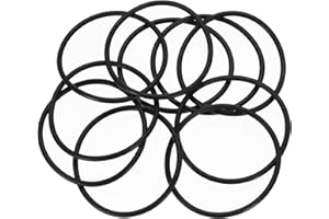 uxcell 10Pcs AS-230 O-Rings, Nitrile Rubber O-Rings 2-1/2" ID, 2-3/4" OD, 1/8" Width Round Sealing Gasket for Automotive Mach