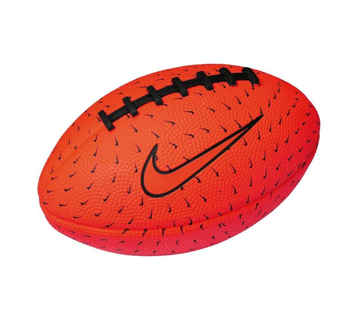 Nike Playground Mini Football – Compact Recreational Football Ball – Outdoor Training Ball for Kids & Leisure – Delivered Deflated, Total Crimson/Black, 5