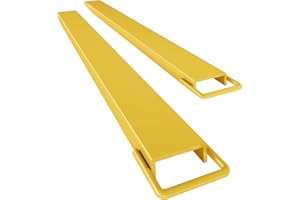 Joankaren 72 Inch Forklift Extensions – 4.5 Inch Width Pallet Fork Extenders, Heavy Duty Steel Forklift Fork Extensions (1 Pa