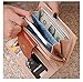 SeptCity Womens Wallet Cute Floral Soft Leather Clutch Gift for Her, 2071 (Twilight Blue)