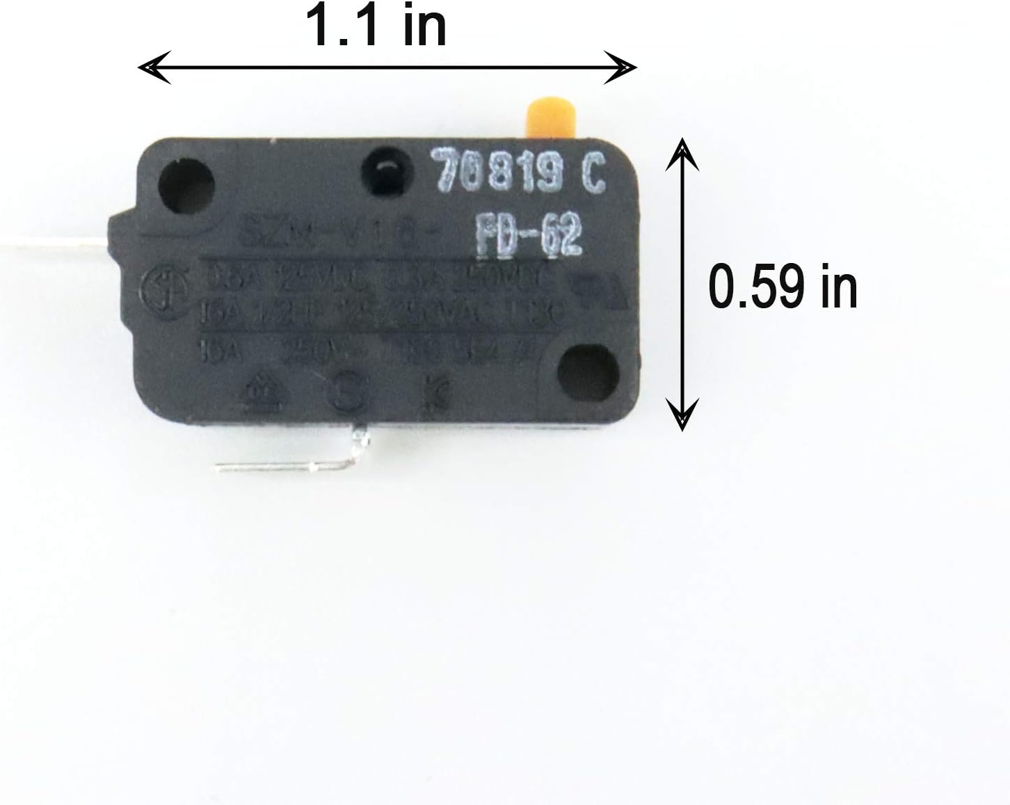SZM-V16-FD-62 WB24X830 (2pcs) OEM Replacement Part for Monitor Switch by OEM Mania for GE Starion Microwave Oven: Home Improvement
