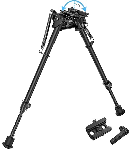 BLACKHAWK! Traverse Track Bipod - 13.5-23'' 71BP11BK | Palmetto State