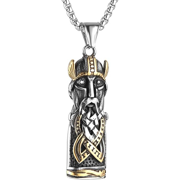 WithLoveSilver 925 Sterling Silver Norse Viking Spear Pendant With Valknut & Runes - Includes Velvet Pouch - View #4