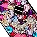 iPhone 6 Plus aCase, iPhone 6 Plus Case - Mavis's Diary 3D Handmade Bling Crystal Hot Pink Flower Sexy Lips Lipstick Colorful Shiny Glitter Sparkly Diamond Rhinestone Sliver Rive