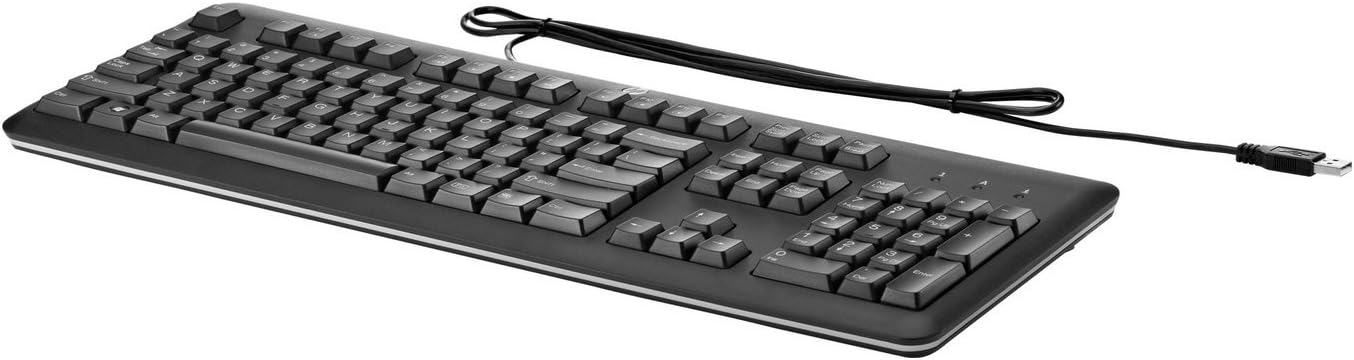 HP QY776AA # 13 USB Keyboard, black - Image 3