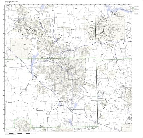 Youngstown Ohio Zip Code Map Amazon.com: Youngstown, Oh Zip Code Map Laminated : Office Products