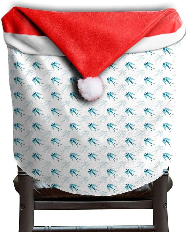 Amazon Com Gultmee Santa Hat Chair Covers Christmas Seat Cover