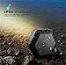 CAMTOA Outdoor Waterproof Bluetooth Shower Speaker,Mini Portable Wireless Speaker - Sport Shower Stereo Speakers NFC Handsfree for Smart Phones Black