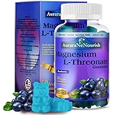 Magnesium L-Threonate Gummies w. Apigenin L-Theanine, Advanced 11-in-1 Magnesium Supplements w. Vitamin D3 K2 B6 for Sleep Cognitive Brain & Relax, High Absortption Magnesium Gummies for Adults & Kids
