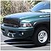 Spec-D Tuning Black Hood Grill Grille Compatible with 1994-2001 Dodge Ram