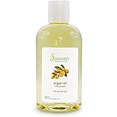 Soapeauty ARGAN OIL | 100% Natural & Pure | Cold Pressed & Deodorized | Carrier for Essential Oils, Face, Body and Skin Care, Hair Growth & Moisturizer | 8 fl oz