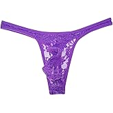 Mens Sexy Thongs And G-strings Lingerie Gay Sissy Femboy Panties Cute Low Rise Crossdresser Underwear See Through