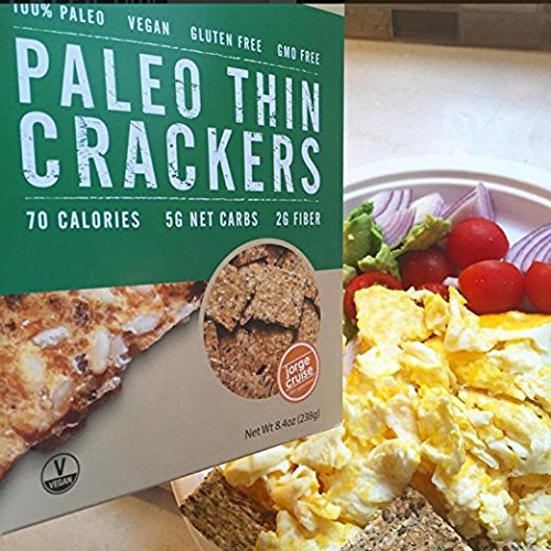 Julian Bakery Paleo Thin Crackers Salt & Pepper USDA Organic