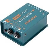 pegcabac Passive Direct Box, DI Box/Merge Function as Two inputs | with Ground Lift and Attenuator Switch, Low Noise, Rugged Metal Housing, Tight Fit