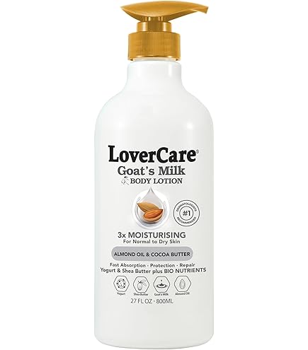 Amazon.com : 2-PACK Lovercare Goat Milk Body Lotion for Dry Skin
