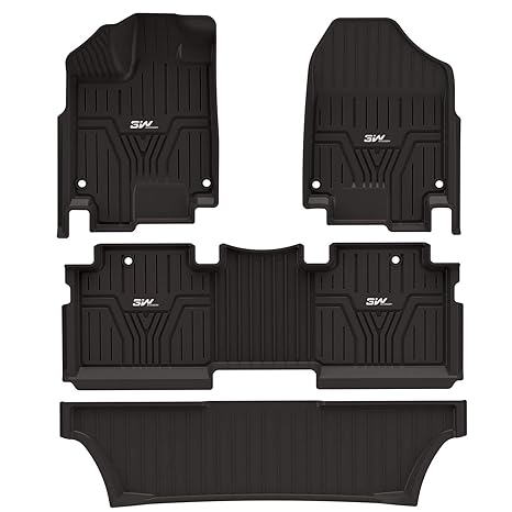 3w Floor Mats For Honda Odyssey 2018 2019 2020 3 Rows Seating Full