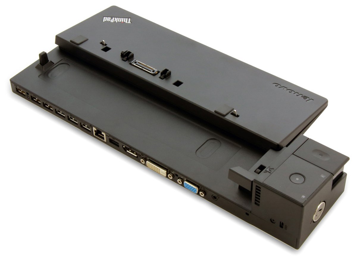 Lenovo ThinkPad Pro Dock - Port Replicator (40A10090UK) - Black