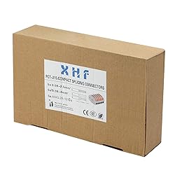 50 Pcs Lever Connectors Nuts 5 Conductor