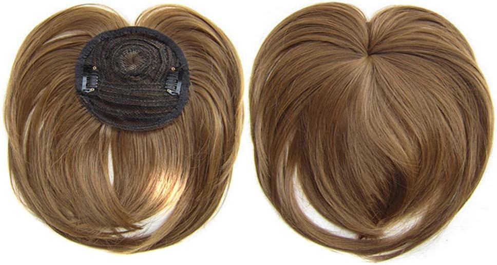 CerisiaAnn Hair Topper, Clip-on Heat Resistant Fiber Hair Extension Wig Hairpiece for Women