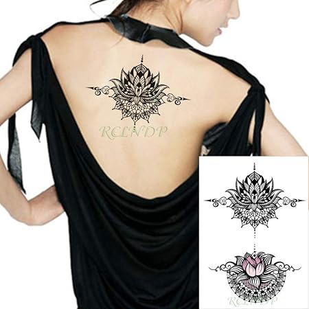 Tzxdbh étanche Autocollant De Tatouage Totem Datura Motif De