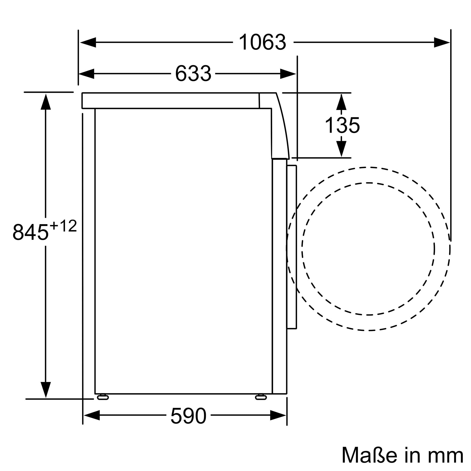 Siemens WG44B20Z0 Waschmaschine iQ700, Frontlader mit 9 kg Fassungsvermögen, 60 cm, 1400 UpM, Made in Germany, schneller Waschen mit speedPack XL, Antiflecken-System, Home Connect, Weiß 6