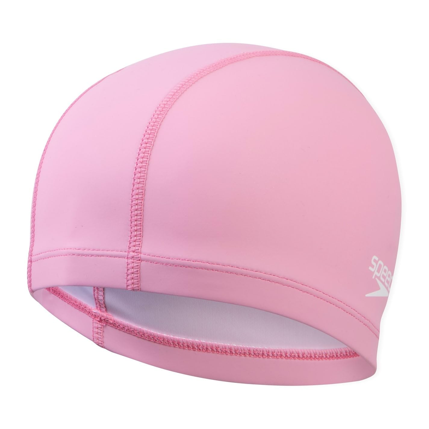 Speedo Unisex-Adult Ultra Pace Swimming Cap | 3 Panel Design Training Aids, Pink, One Size