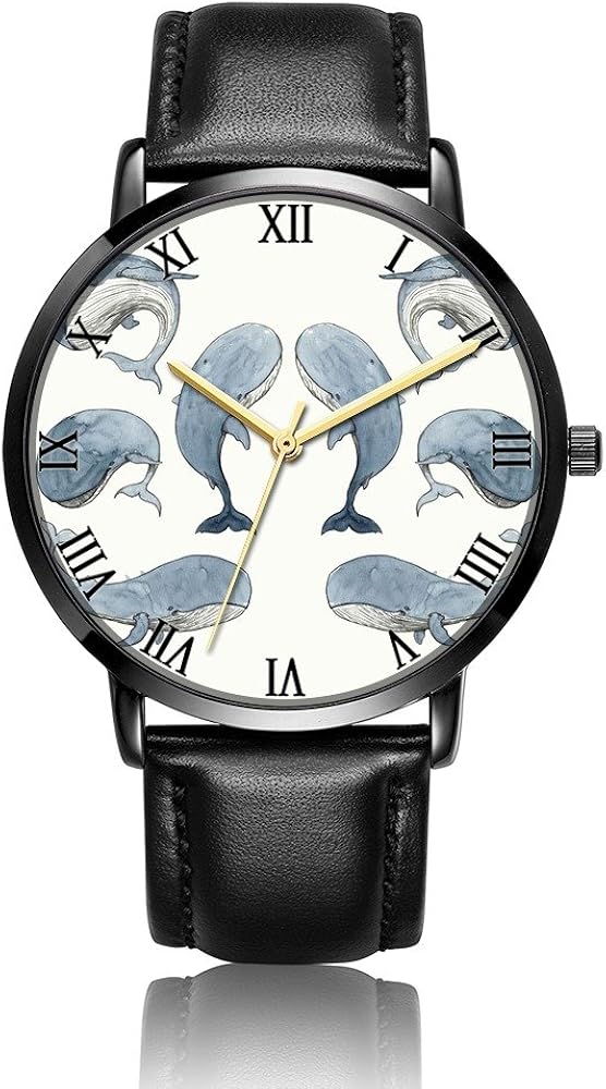 Nebula Owl Wrist Watch, LONHAO Customized PU Leather & Stainless Steel Waterproof Band Wrist Watch for Women Men