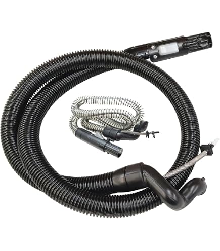 MisterVac Tuyau Remplacement Compatible Black & Decker BXVC30XTDE - 1,9 M Avec Poignée Débit Réglable