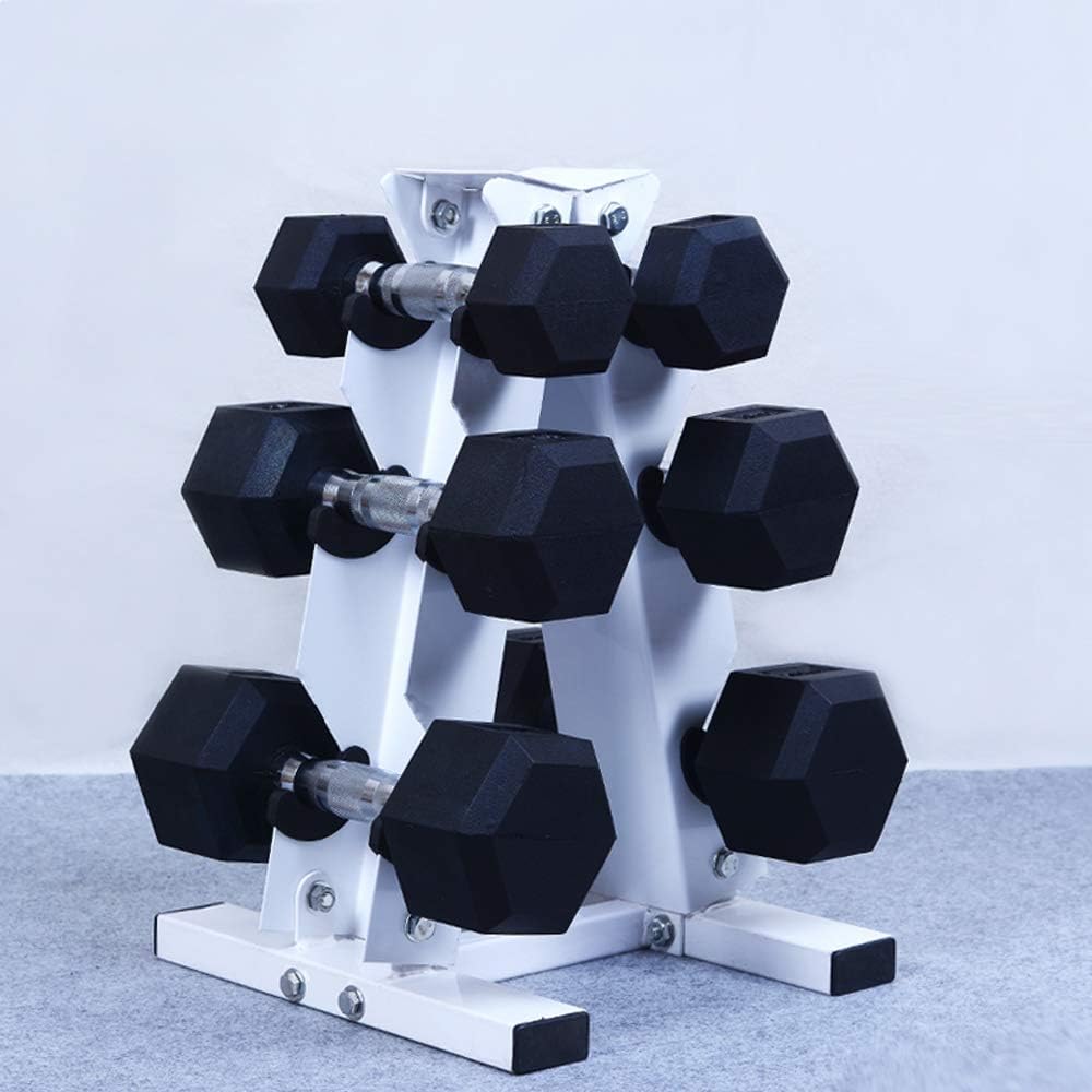 HAI+ Dumbbell Storage Rack Stand Holder, Solid Steel Dumbbell Rack Holder, A-Frame 3 Tier Weight Dumbbell Storage Racks, Free Weights Dumbbells Set for Home Gym Exercise (3 Tier) : Sports & Outdoors