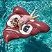 U.S. Pool Supply Giant 5 Foot Inflatable Poop Emoji Pool Float - Fun Kids Swim Party Toy - Huge Funny Summer Lounge Raft